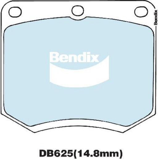 Bendix Ultimate Brake Pad Set Front DB625 ULT
