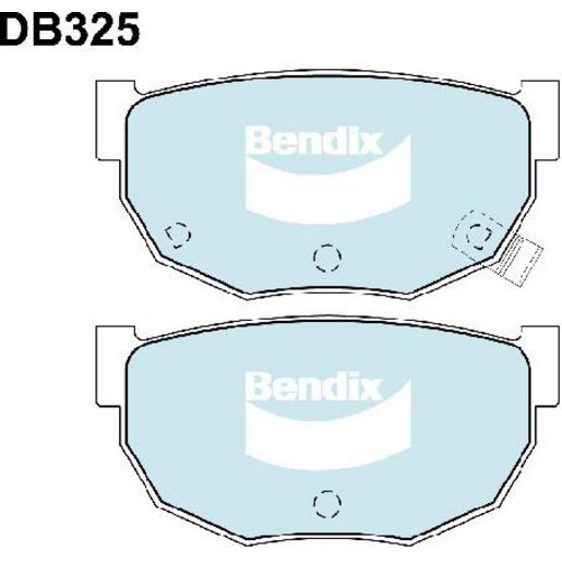 Bendix Heavy Duty Brake Pad Set Rear DB325 HD