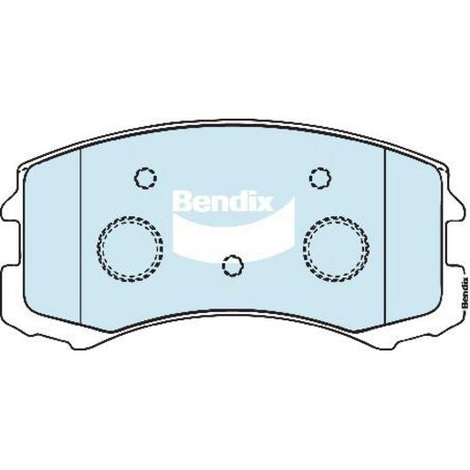 Bendix Heavy Duty Brake Pad Set Front DB1455 HD