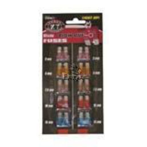 KT Cables Fuse Blow Out Blade 3-15A Card KTBFBC1