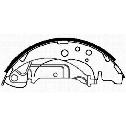 Brake Bonders Brake Shoe 254mm N1778