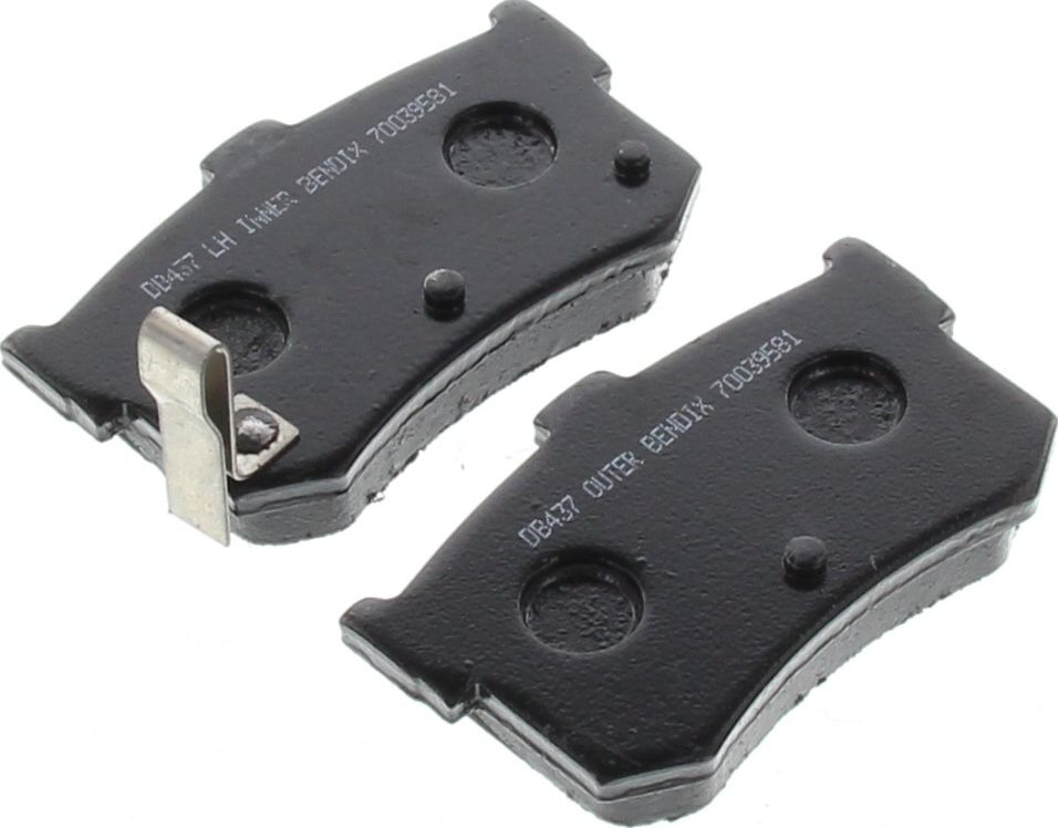 Bendix General CT Brake Pad Set Rear DB437 GCT