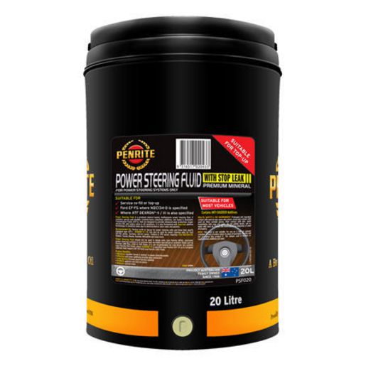 Penrite Power Steering Fluid Stop Leak Premium Mineral 20L PSF020