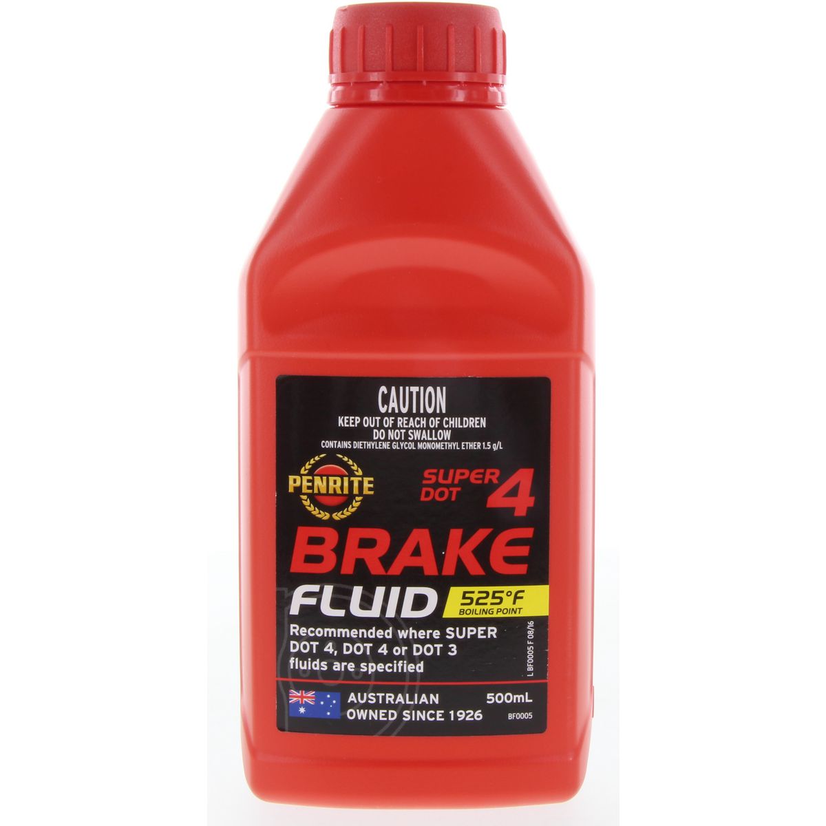 Penrite Super DOT 4 Brake Fluid Full-Syn 500ml BF0005
