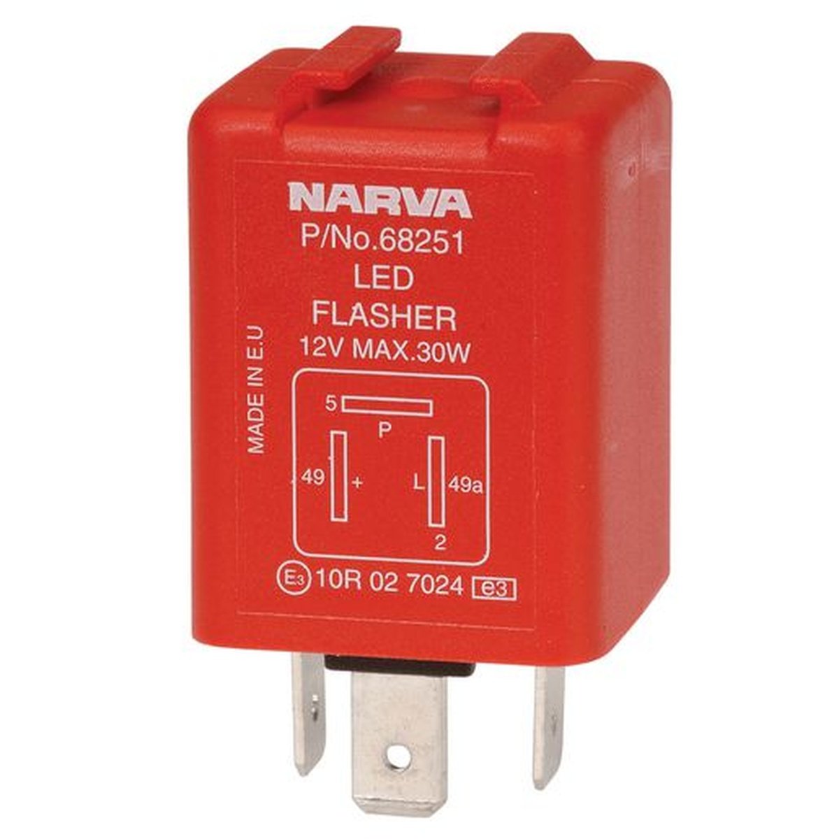 Narva Flasher Unit LED 12V 3 Pin 68251BL