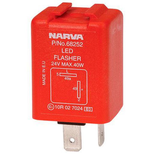 Narva Flasher Unit LED 24V 2 Pin 68252BL