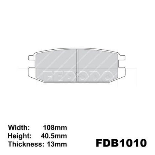 Ferodo Brake Pad Set FDB1010