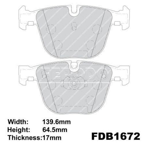 Ferodo Brake Pad Set FDB1672