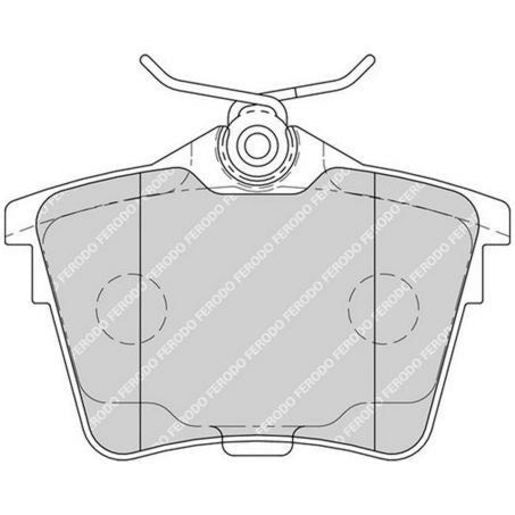 Ferodo Brake Pad Set FDB1727