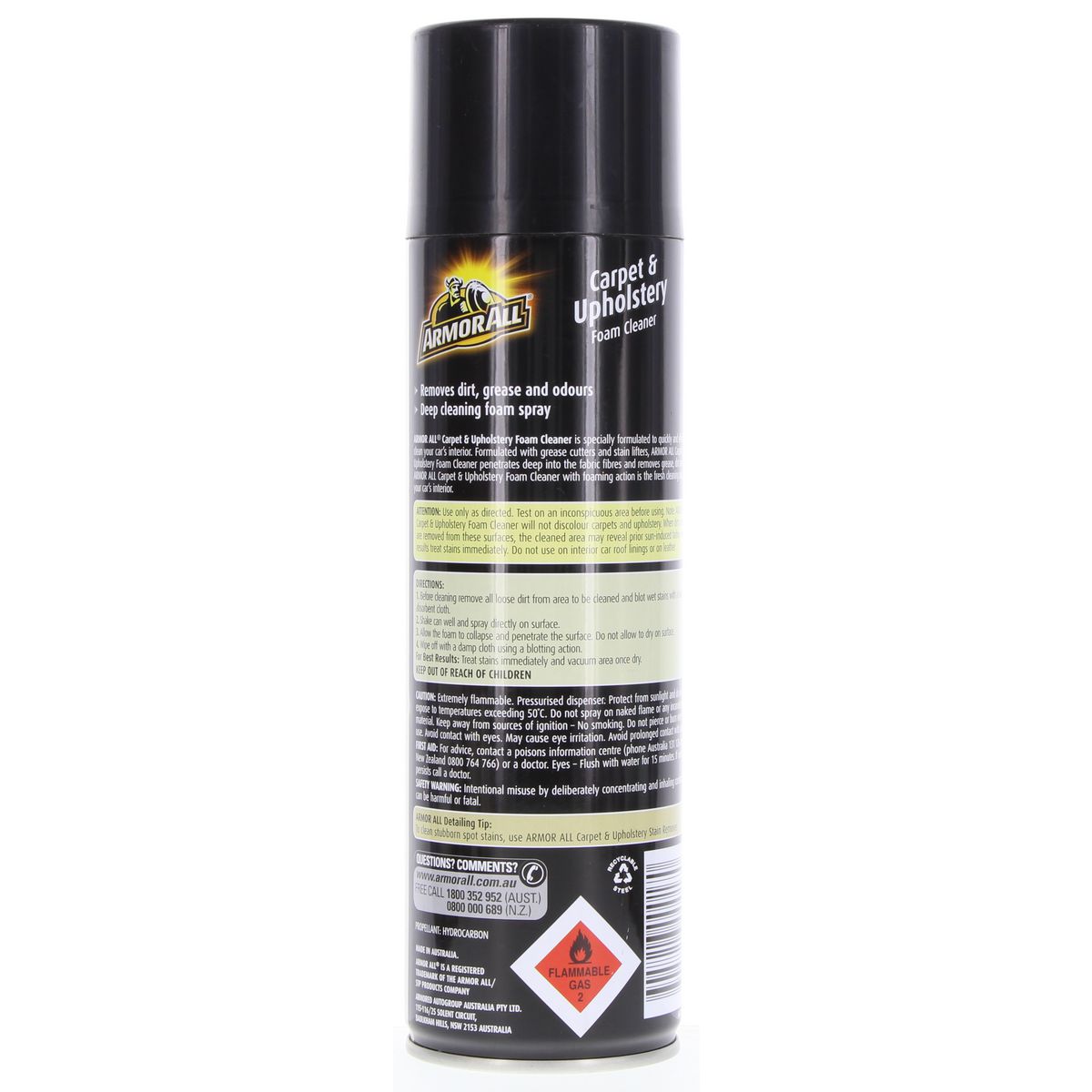 Armor All Carpet & Upholstery Foam Cleaner 500g ACUC500/6BAU