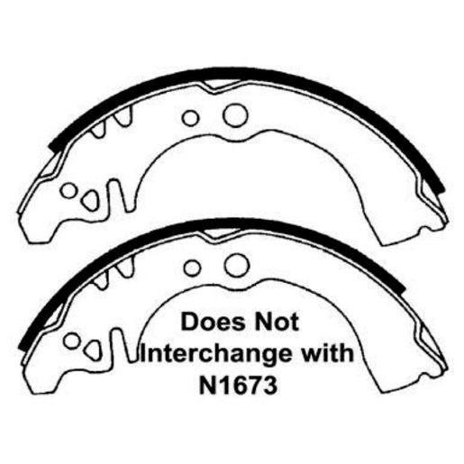 Brake Bonders Brake Shoe 254mm N1799