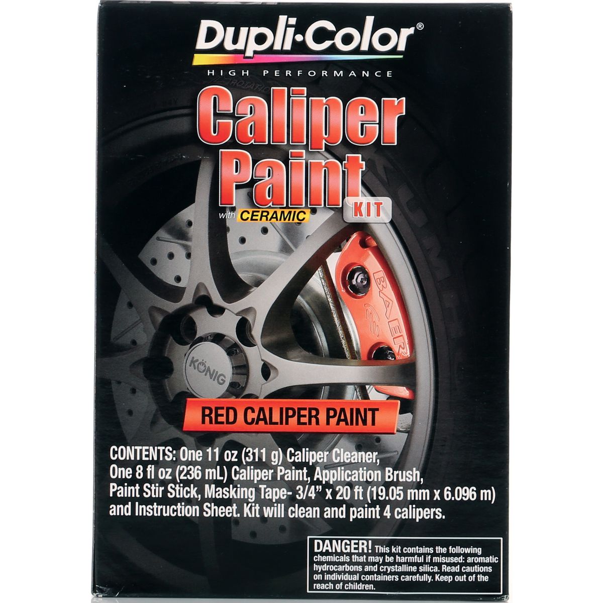 Dupli-Color Brake Caliper Paint Red 340g BCP400