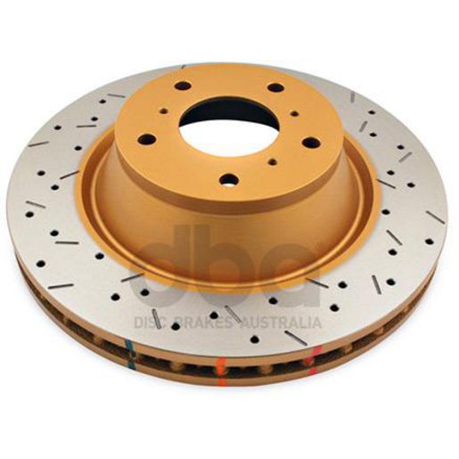 DBA HD 4000 Drilled Slotted Brake Rotor Single 330mm Front DBA4048XS