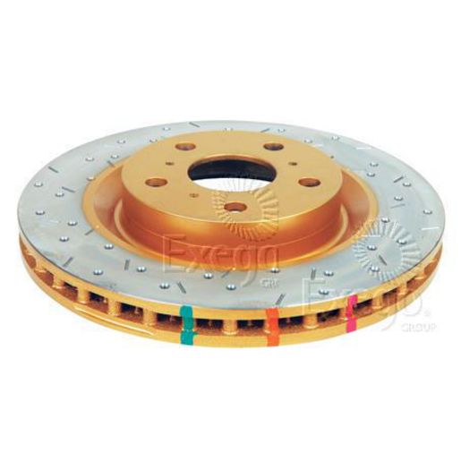 DBA HD 4000 Drilled Slotted Brake Rotor Pair 266mm Rear DBA4644XS
