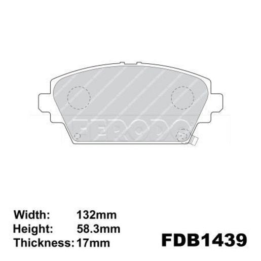 Ferodo Brake Pad Set FDB1439