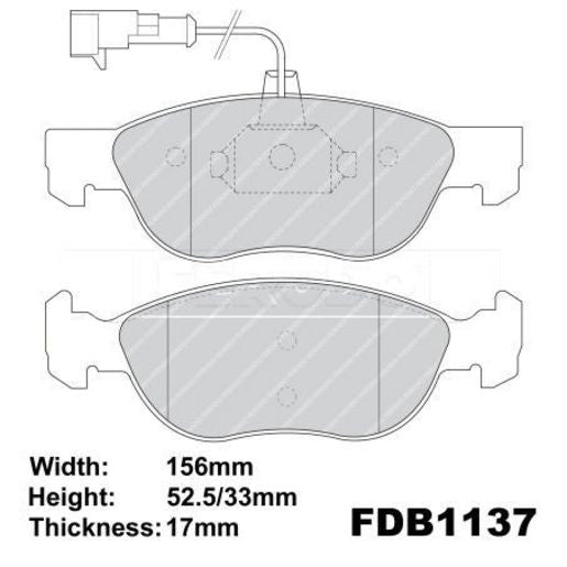 Ferodo Brake Pad Set FDB1137