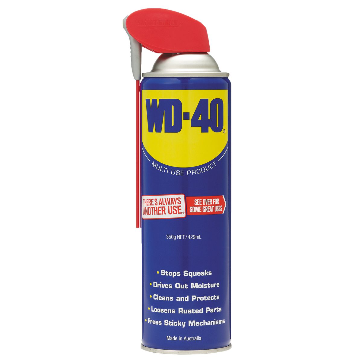WD-40 Multi Purpose Lubricant Aerosol Spray with Smart Straw 350g 61009