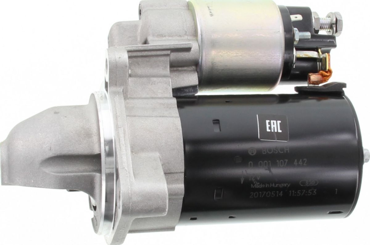Bosch Starter Motor 12V 9Th CW BX107442