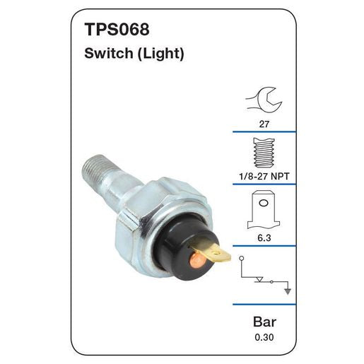 Tridon Oil Pressure Switch TPS068