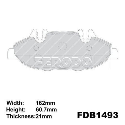 Ferodo Brake Pad Set FDB1493