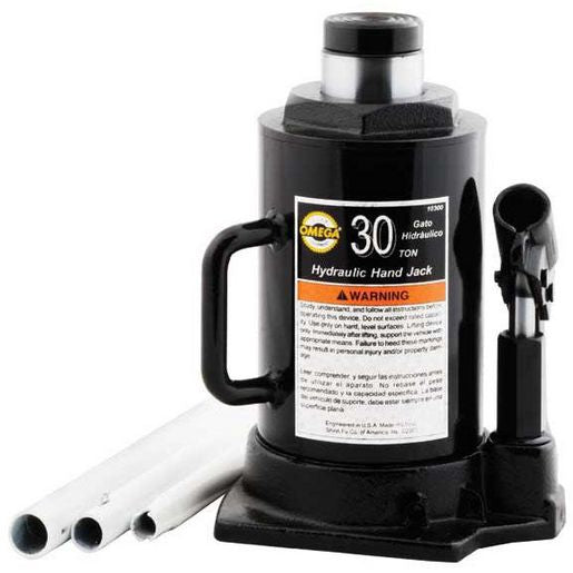 Omega Hydraulic 30 Ton Bottle Jack 10300A