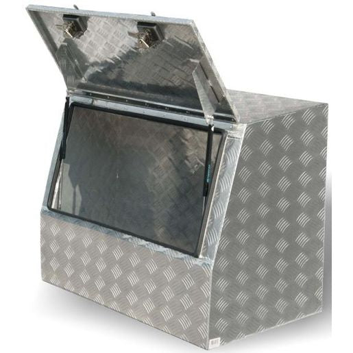 One-Eleven Ute Tool Box Aluminium With Angled Lid AL900