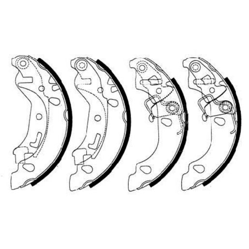 Brake Bonders Brake Shoe 180mm N1798