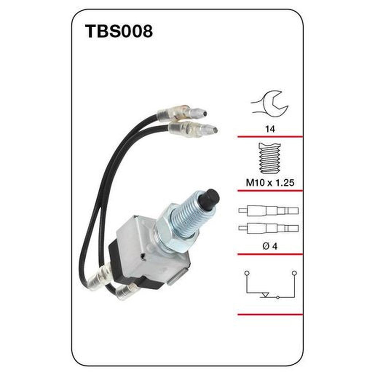 Tridon Brake Light switch TBS008