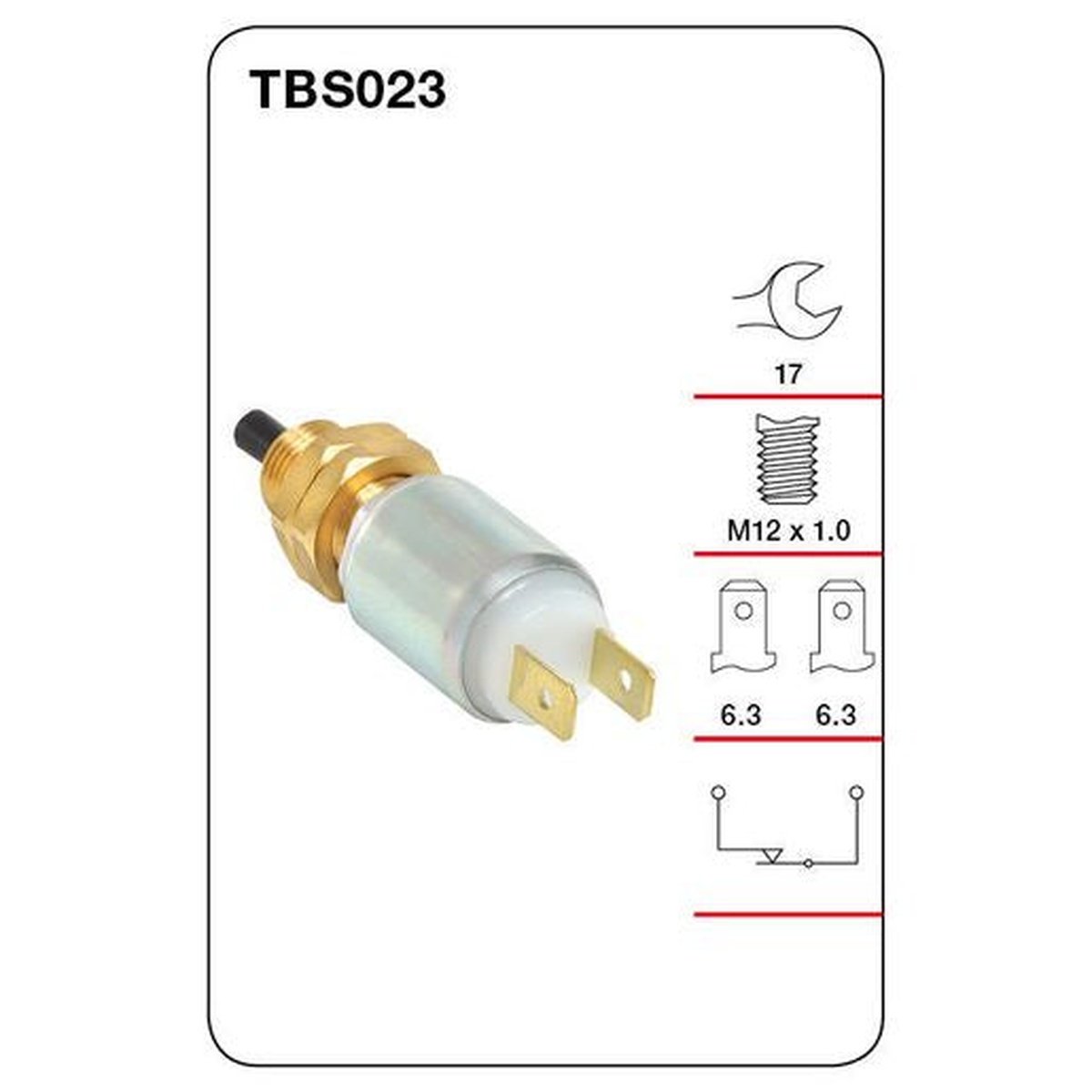 Tridon Brake Light switch TBS023
