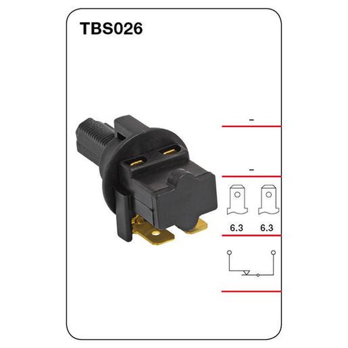 Tridon Brake Light switch TBS026