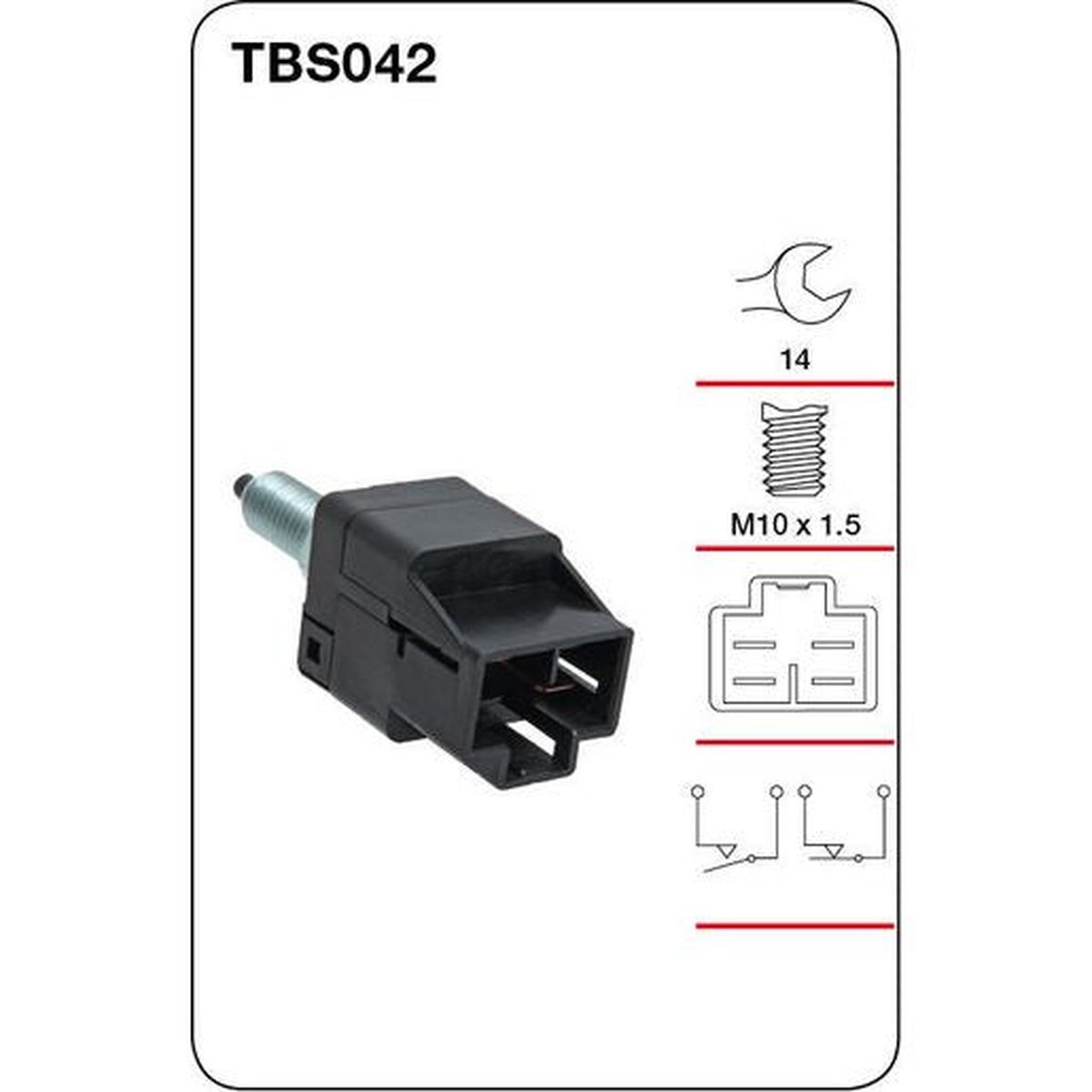Tridon Brake Light Switch TBS042