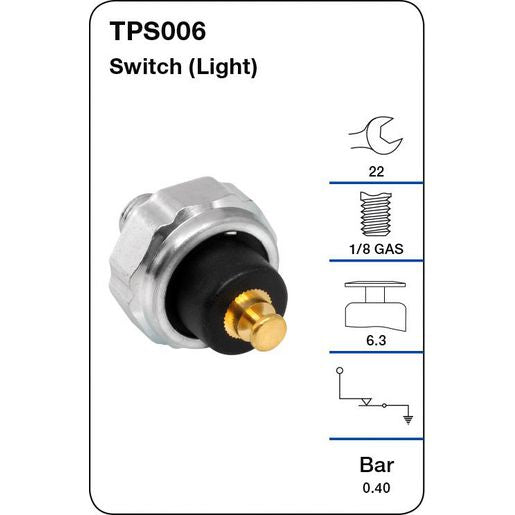Tridon Oil Pressure Switch TPS006