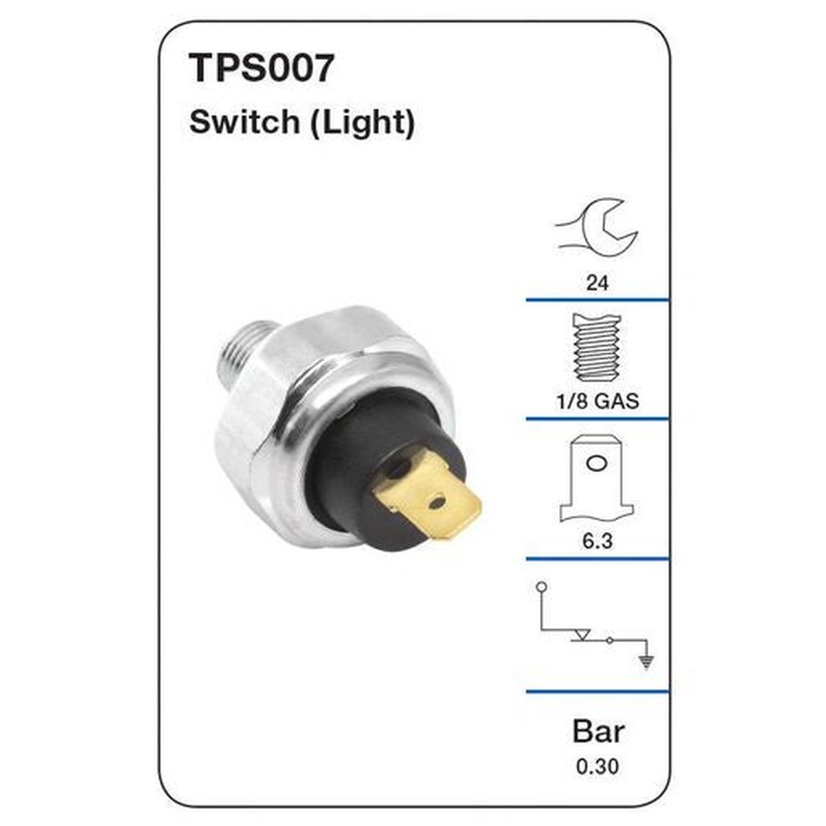 Tridon Oil Pressure Switch TPS007