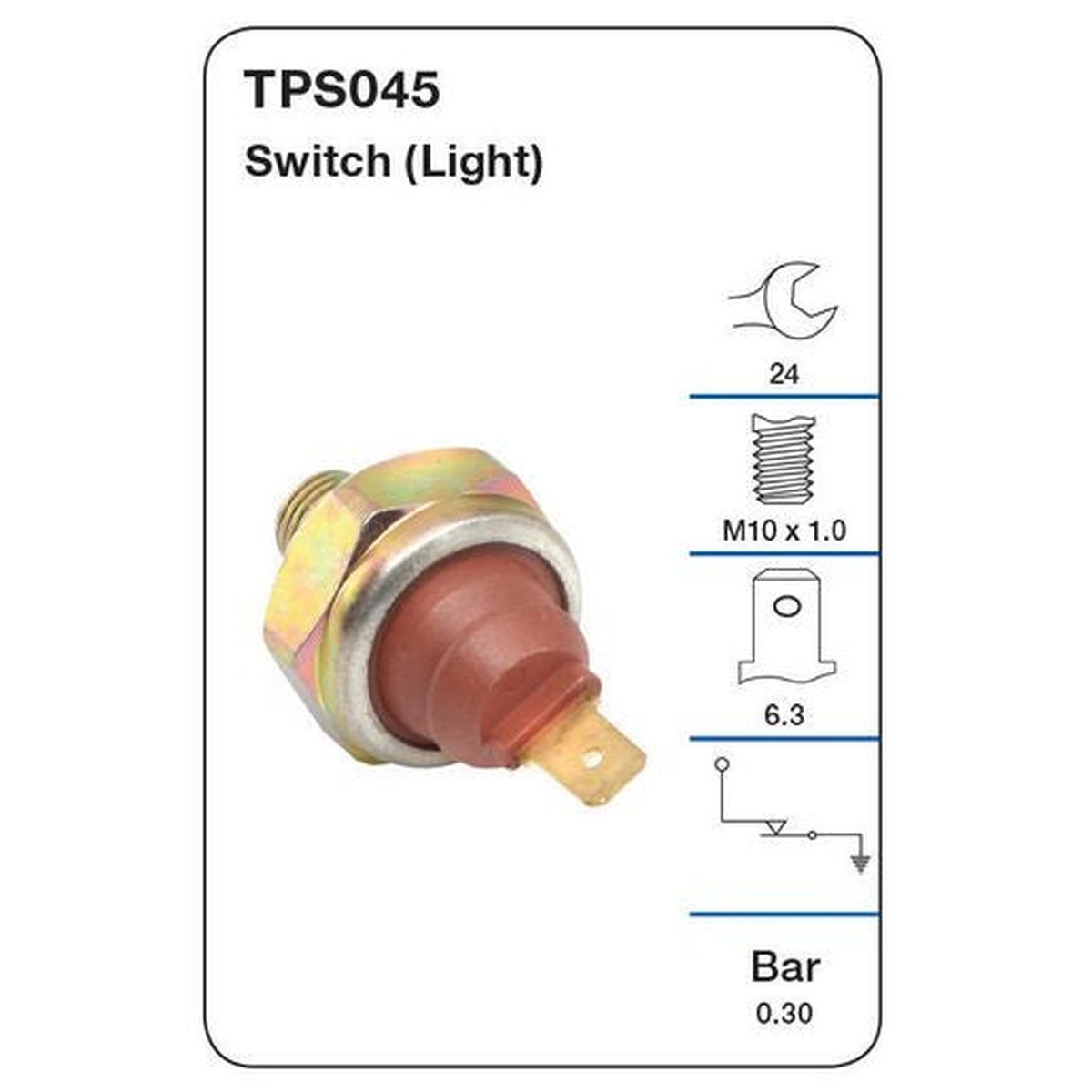 Tridon Oil Pressure Switch TPS045