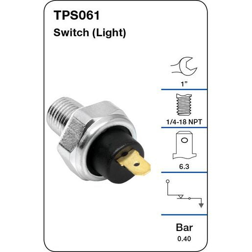 Tridon Oil Pressure Switch TPS061