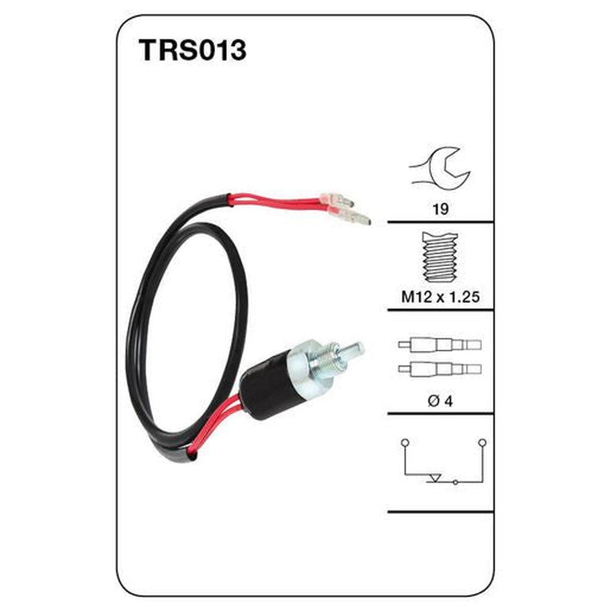 Tridon Reverse Light switch TRS013