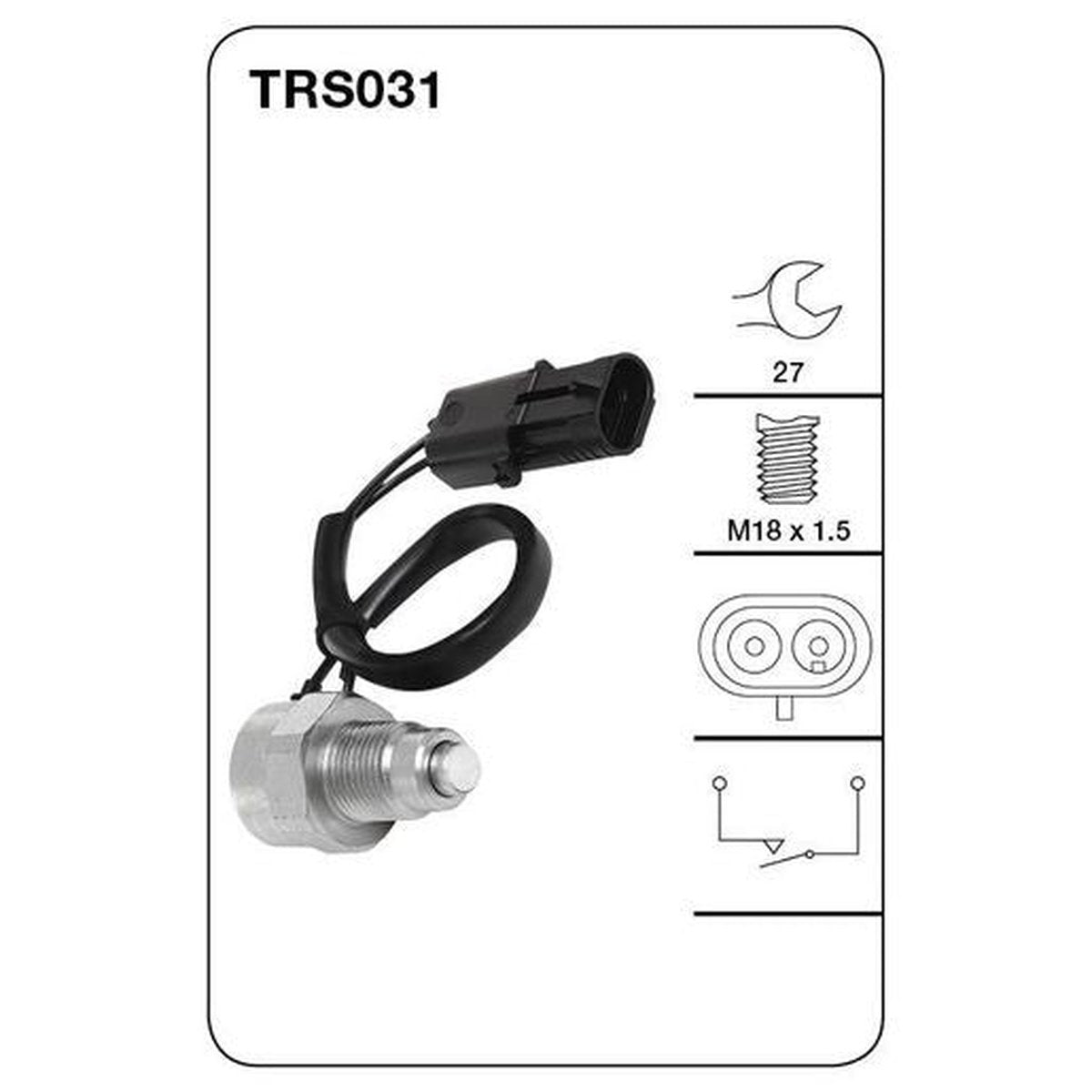 Tridon Reverse Light switch TRS031