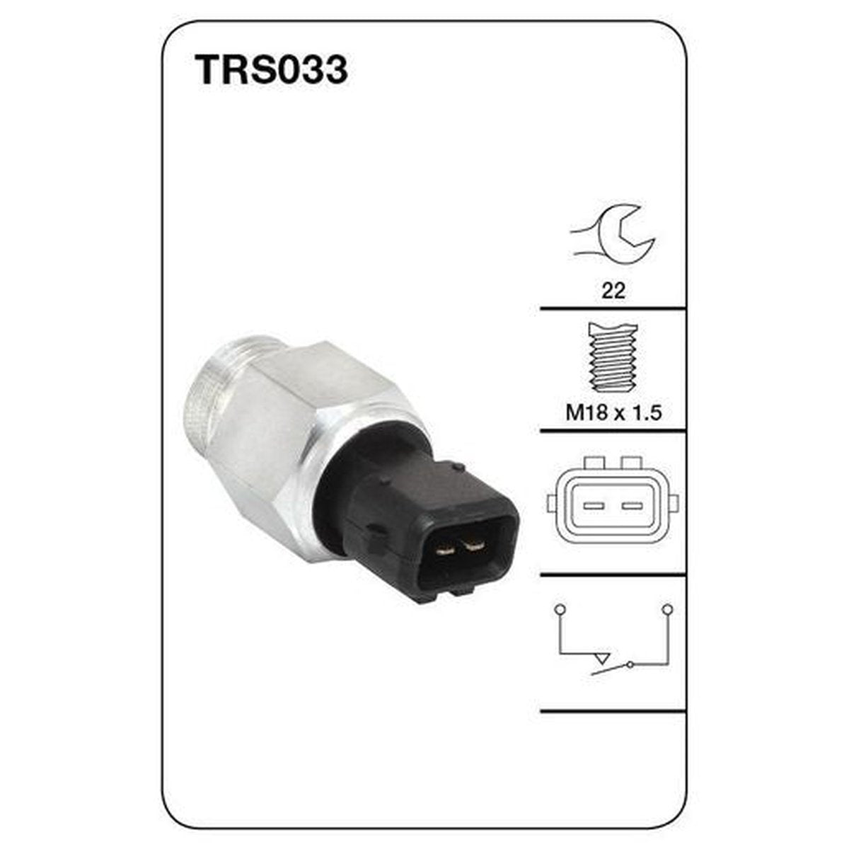 Tridon Reverse Light switch TRS033