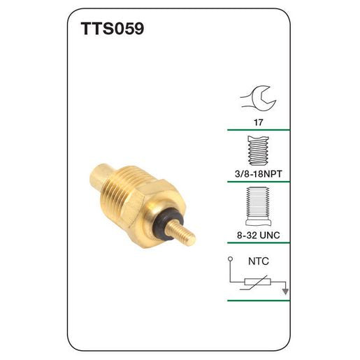 Tridon Water Temperature Sender (Gauge) TTS059