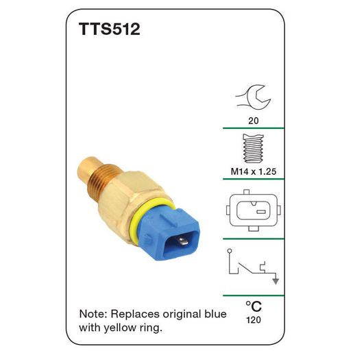 Tridon Water Temp Switch (Warning Light) TTS512