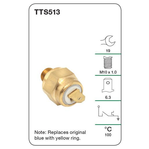 Tridon Water Temp Switch (Warning Light) TTS513