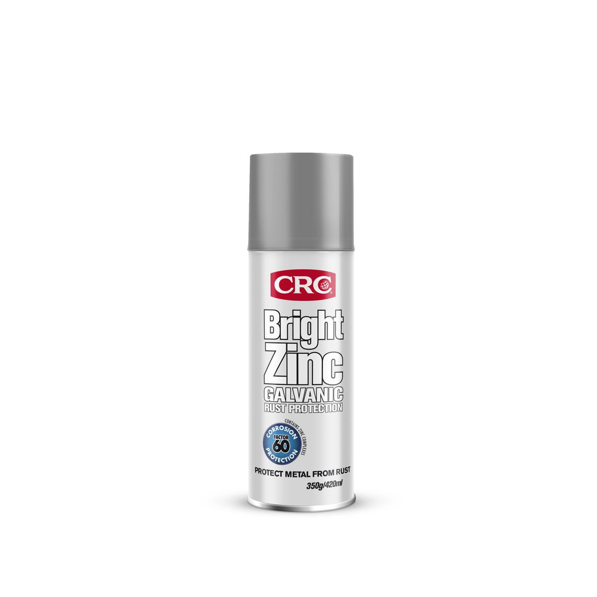 CRC Bright Zinc Galvanic Rust Protection Aerosol Spray 350g