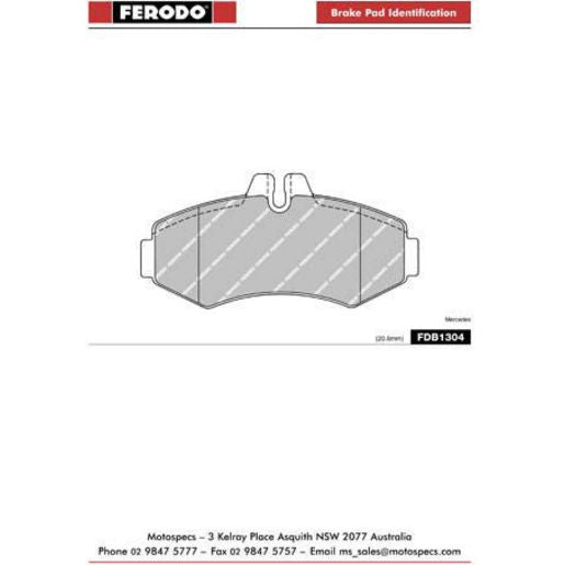 Ferodo Brake Pad Set FDB1304XL