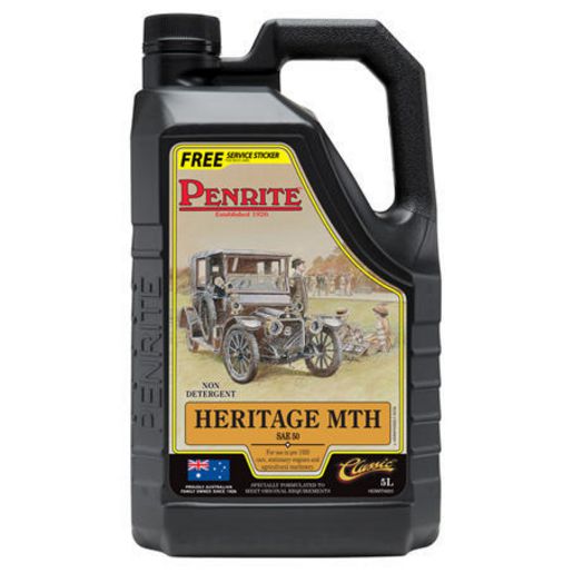 Penrite Heritage MTH SAE 50 Premium Mineral Oil 5L HERMTH005