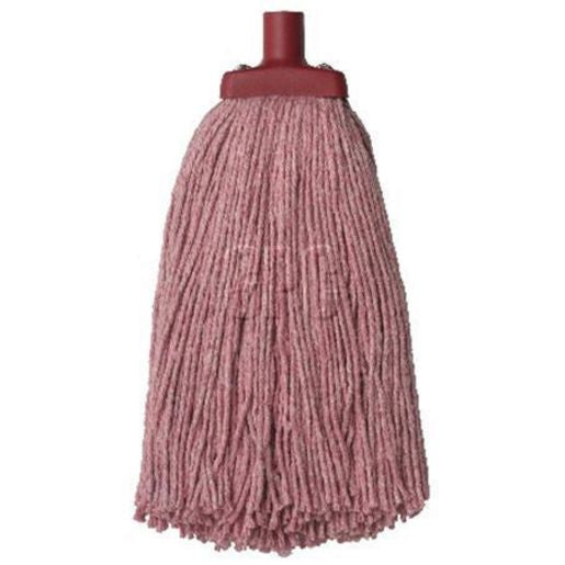 Oates Duraclean Mop Synthetic Blend Yarn Head Red 400g 165716