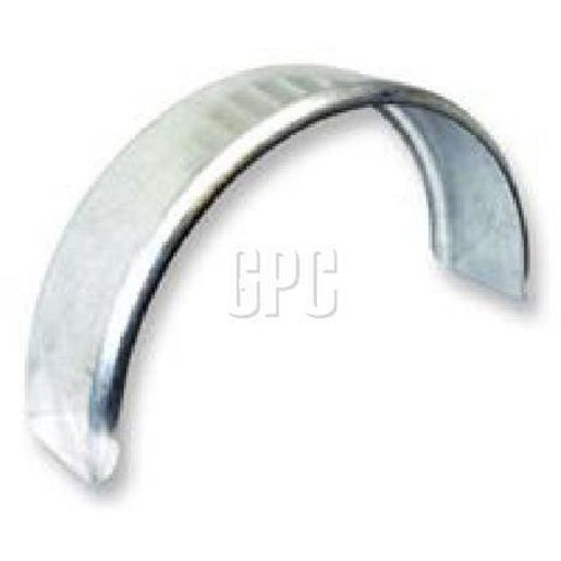 Trojan Wheel Guard 195mm Round Galvanised 316020