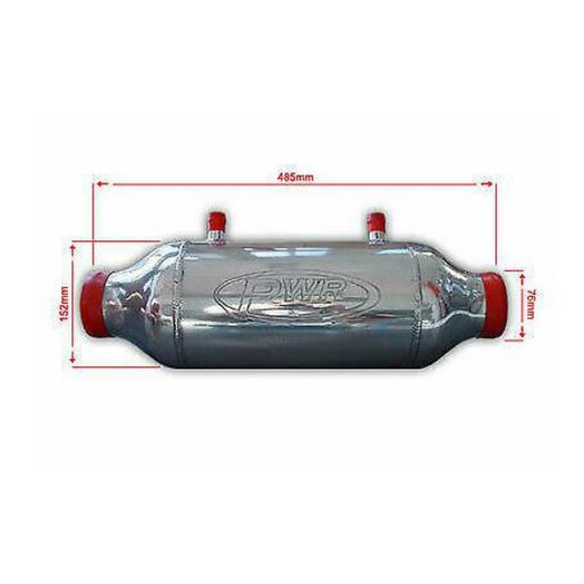PWR Liquid To Air Barrel Intercooler 150x250mm 3" Outlets PWI2917