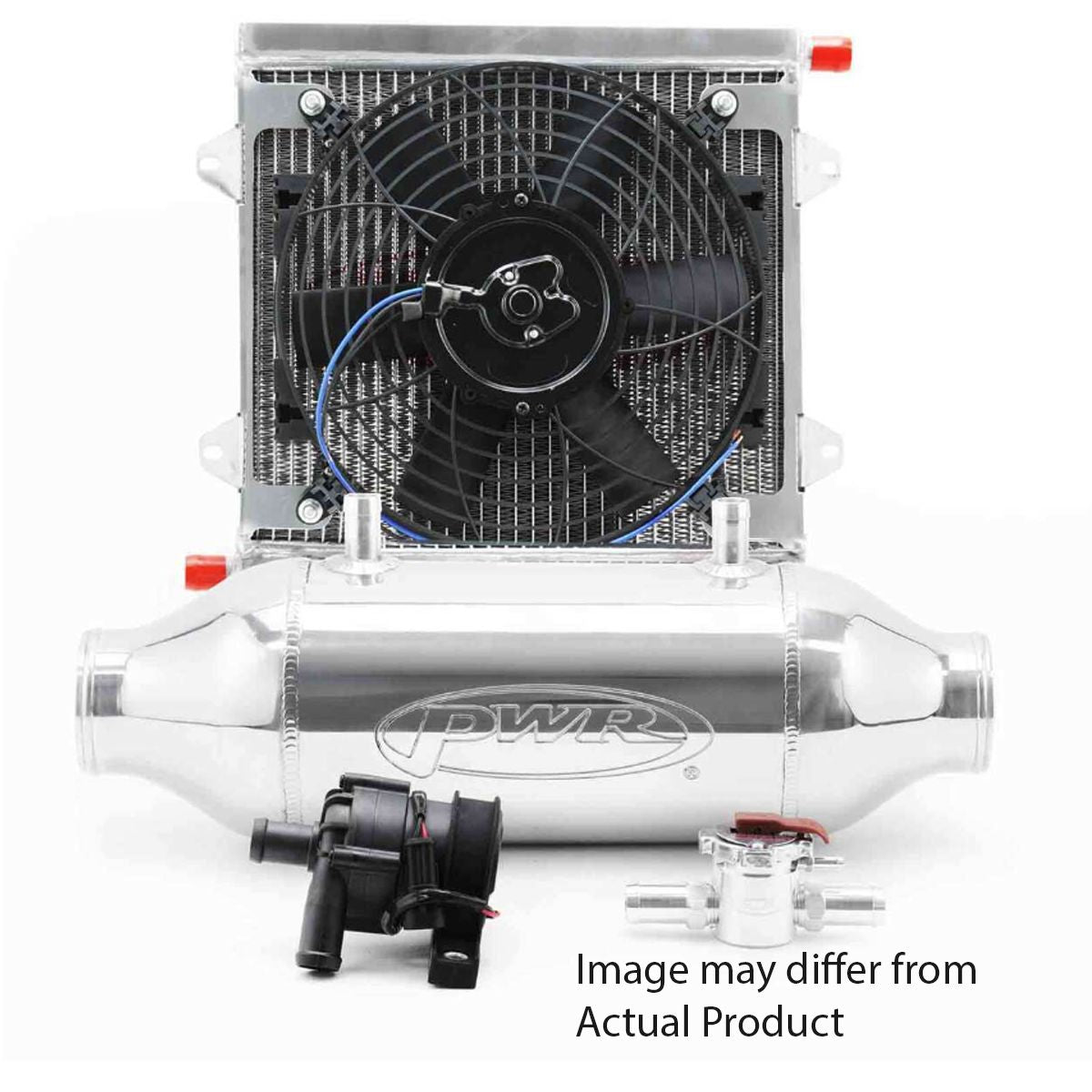 PWR Liquid To Air Barrel Intercooler Kit 100x200mm PWR5217