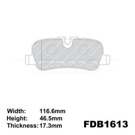 Ferodo Brake Pad Set FDB1613