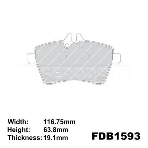 Ferodo Brake Pad Set FDB1593